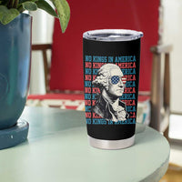 Funny George Washington Protest Tumbler Cup No Kings In America