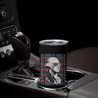 Funny George Washington Protest Tumbler Cup No Kings In America