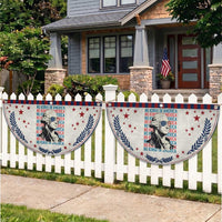 Funny George Washington Protest Patriotic Fan Flag No Kings In America