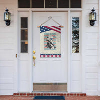 Funny George Washington Protest Garden Flag No Kings In America