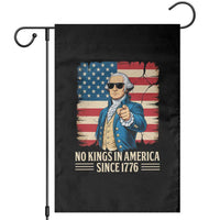 Patriotic George Washington Garden Flag No Kings In America