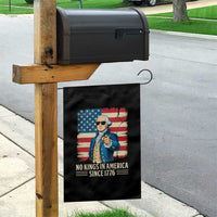 Patriotic George Washington Garden Flag No Kings In America