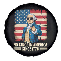 Patriotic George Washington Spare Tire Cover No Kings In America