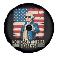 Patriotic George Washington Spare Tire Cover No Kings In America