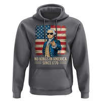 Patriotic George Washington Hoodie No Kings In America