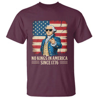 Patriotic George Washington T Shirt No Kings In America