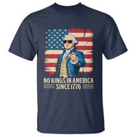 Patriotic George Washington T Shirt No Kings In America