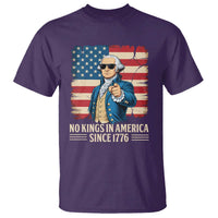 Patriotic George Washington T Shirt No Kings In America
