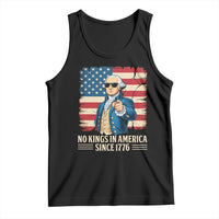 Patriotic George Washington Tank Top No Kings In America