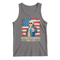 Patriotic George Washington Tank Top No Kings In America