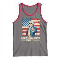 Patriotic George Washington Tank Top No Kings In America