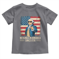 Patriotic George Washington Toddler T Shirt No Kings In America