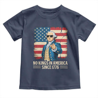 Patriotic George Washington Toddler T Shirt No Kings In America