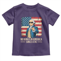 Patriotic George Washington Toddler T Shirt No Kings In America