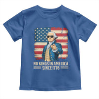 Patriotic George Washington Toddler T Shirt No Kings In America
