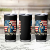 Patriotic George Washington Tumbler Cup No Kings In America
