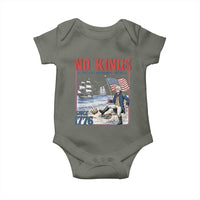 No Kings Since 1776 George Washington Baby Onesie Political Humor Gift