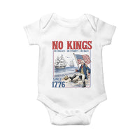 No Kings Since 1776 George Washington Baby Onesie Political Humor Gift