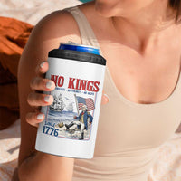 No Kings Since 1776 George Washington 4 in 1 Can Cooler Tumbler Political Humor Gift