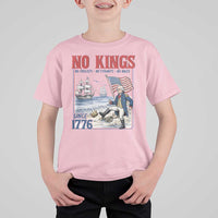 No Kings Since 1776 George Washington T Shirt For Kid Political Humor Gift
