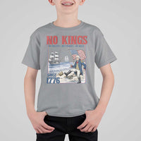 No Kings Since 1776 George Washington T Shirt For Kid Political Humor Gift