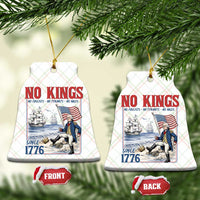 No Kings Since 1776 George Washington Ceramic Ornament Political Humor Gift