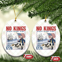No Kings Since 1776 George Washington Ceramic Ornament Political Humor Gift