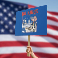 No Kings Since 1776 George Washington Protest Sign Political Humor Gift