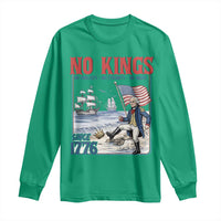 No Kings Since 1776 George Washington Long Sleeve Shirt Political Humor Gift