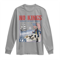 No Kings Since 1776 George Washington Long Sleeve Shirt Political Humor Gift