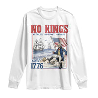 No Kings Since 1776 George Washington Long Sleeve Shirt Political Humor Gift
