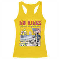 No Kings Since 1776 George Washington Racerback Tank Top Political Humor Gift