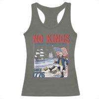 No Kings Since 1776 George Washington Racerback Tank Top Political Humor Gift