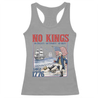 No Kings Since 1776 George Washington Racerback Tank Top Political Humor Gift