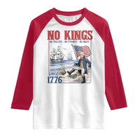 No Kings Since 1776 George Washington Raglan Shirt Political Humor Gift