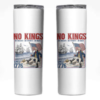 No Kings Since 1776 George Washington Skinny Tumbler Political Humor Gift