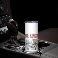 No Kings Since 1776 George Washington Skinny Tumbler Political Humor Gift