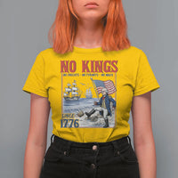 No Kings Since 1776 George Washington T Shirt For Women Political Humor Gift
