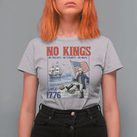 No Kings Since 1776 George Washington T Shirt For Women Political Humor Gift