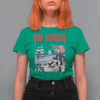 No Kings Since 1776 George Washington T Shirt For Women Political Humor Gift