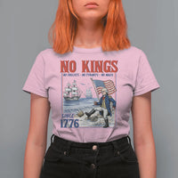 No Kings Since 1776 George Washington T Shirt For Women Political Humor Gift