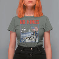 No Kings Since 1776 George Washington T Shirt For Women Political Humor Gift