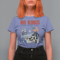 No Kings Since 1776 George Washington T Shirt For Women Political Humor Gift