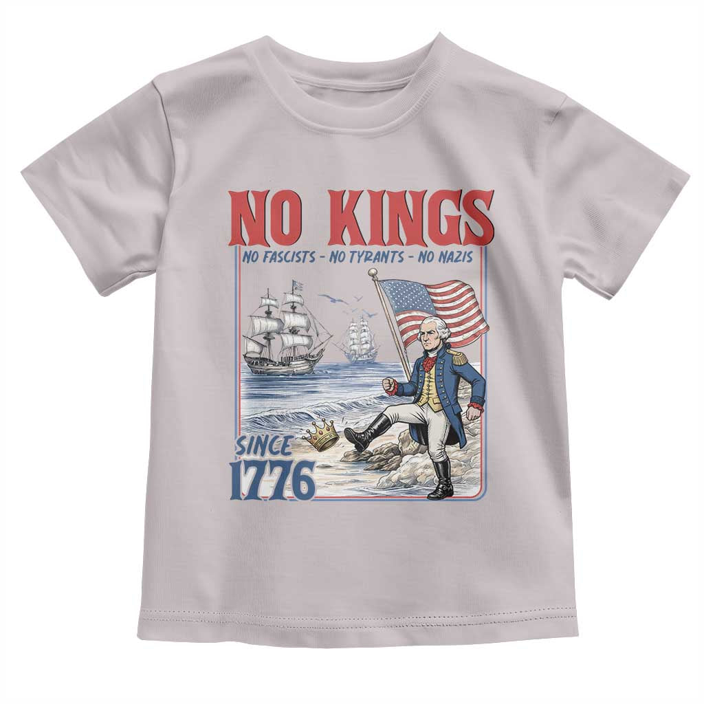 No Kings Since 1776 George Washington Toddler T Shirt Political Humor Gift