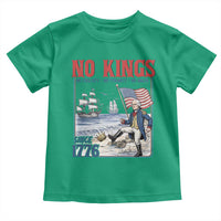No Kings Since 1776 George Washington Toddler T Shirt Political Humor Gift