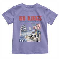 No Kings Since 1776 George Washington Toddler T Shirt Political Humor Gift