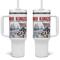 No Kings Since 1776 George Washington Tumbler With Handle Political Humor Gift