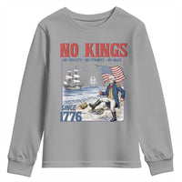 No Kings Since 1776 George Washington Youth Sweatshirt Political Humor Gift