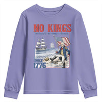 No Kings Since 1776 George Washington Youth Sweatshirt Political Humor Gift