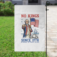 American Patriot George Washington No Kings Garden Flag Political Humor Gift
